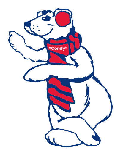 Comfy, the Comfort Incorporated Mascot